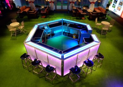 4.5m Centrepiece Bar from Ice & Lime - 500 guests